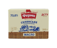 Масло Ферма 73% 200г Селянське